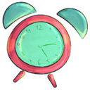 Clock Cartoon icon